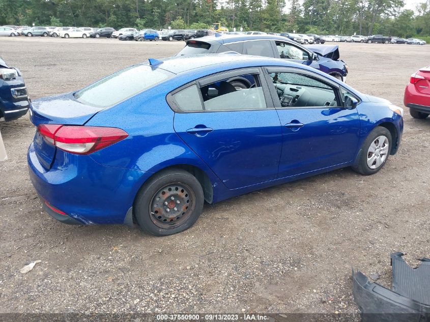 2017 KIA FORTE LX - 3KPFK4A77HE063185