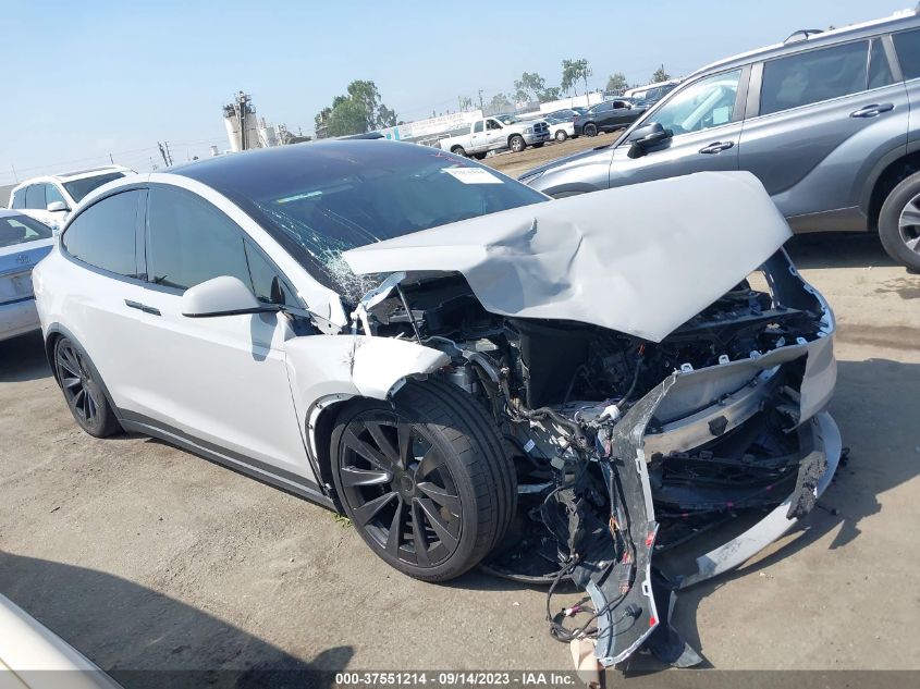 7SAXCBE69NF355744 TESLA MODEL X PLAID 2022