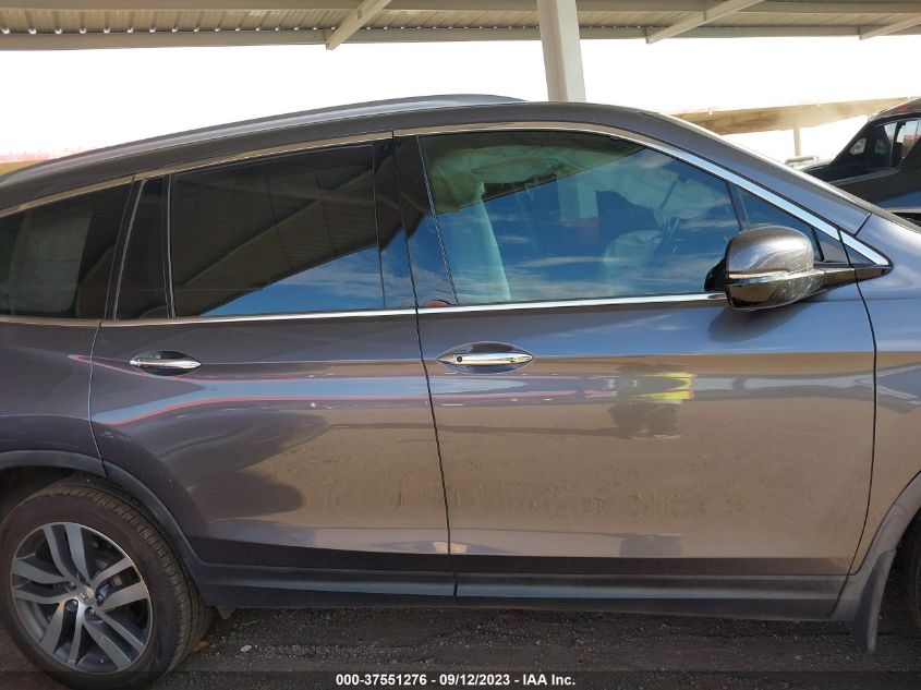 2016 HONDA PILOT ELITE - 5FNYF6H07GB115019