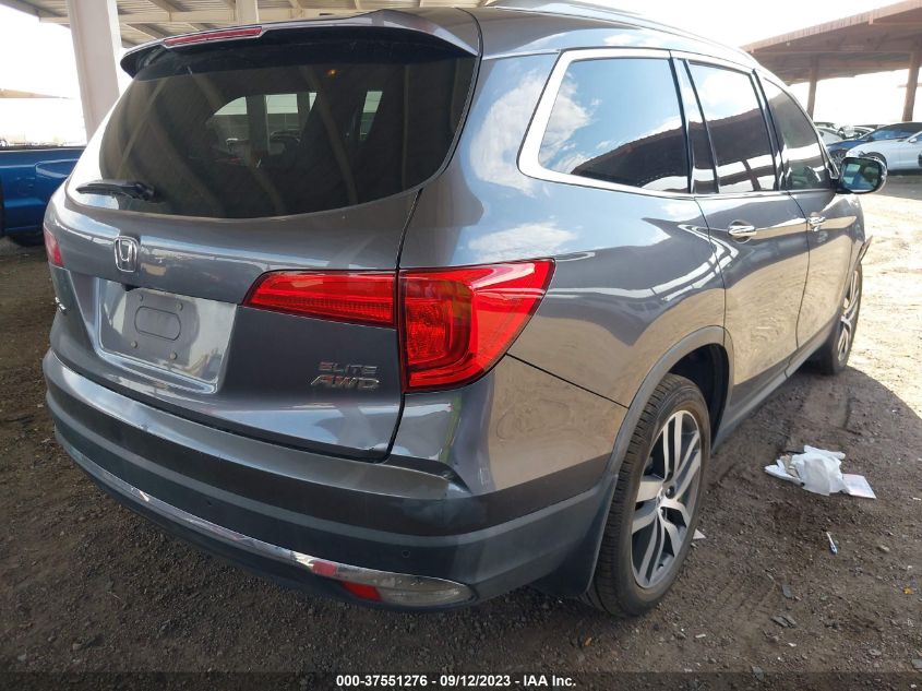 2016 HONDA PILOT ELITE - 5FNYF6H07GB115019