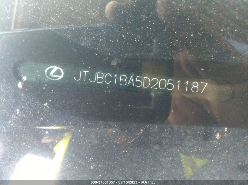 2013 LEXUS RX 450H - JTJBC1BA5D2051187