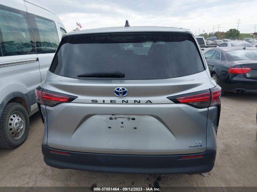 2022 TOYOTA SIENNA LE - 5TDKRKEC9NS082294