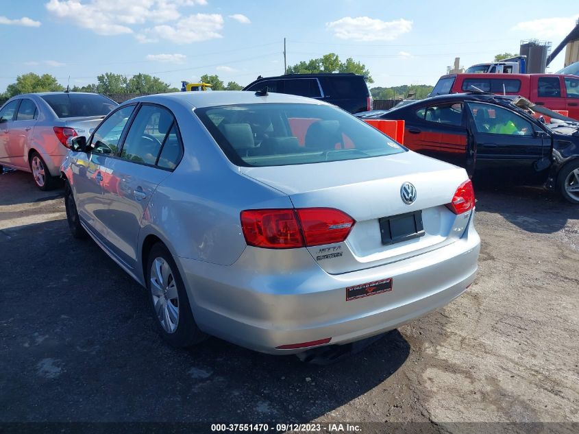 2014 VOLKSWAGEN JETTA SEDAN SE - 3VWD17AJ6EM247605