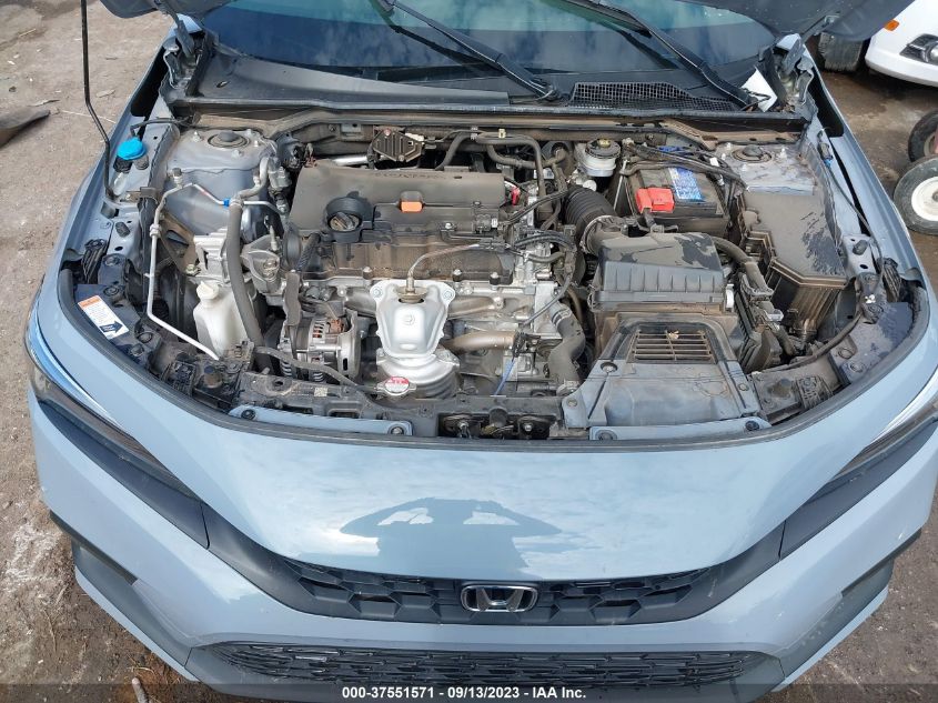 2022 HONDA CIVIC HATCHBACK SPORT - 19XFL2H81NE003415