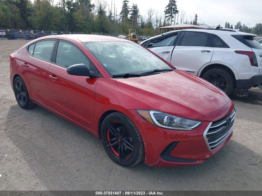 2017 HYUNDAI ELANTRA SE - 5NPD74LF5HH078731