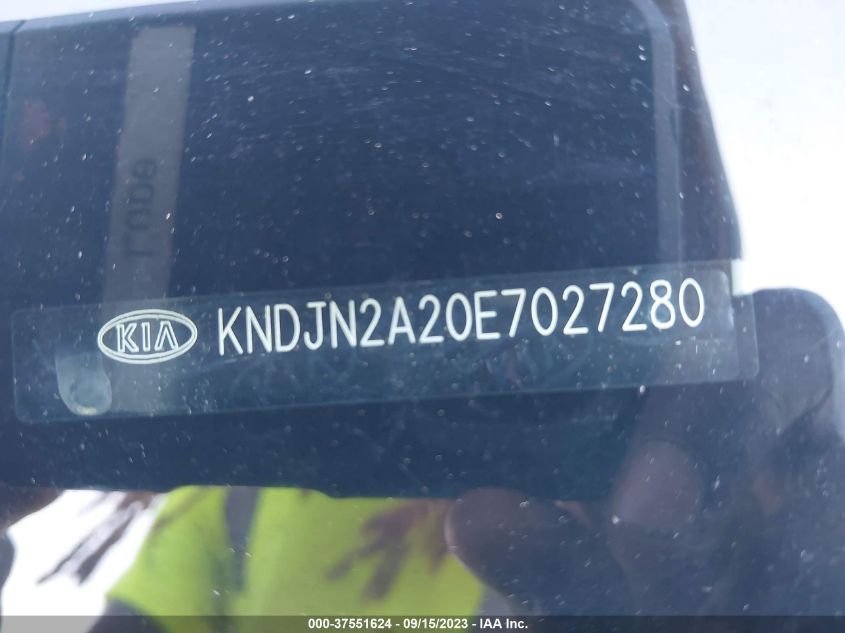 2014 KIA SOUL BASE - KNDJN2A20E7027280