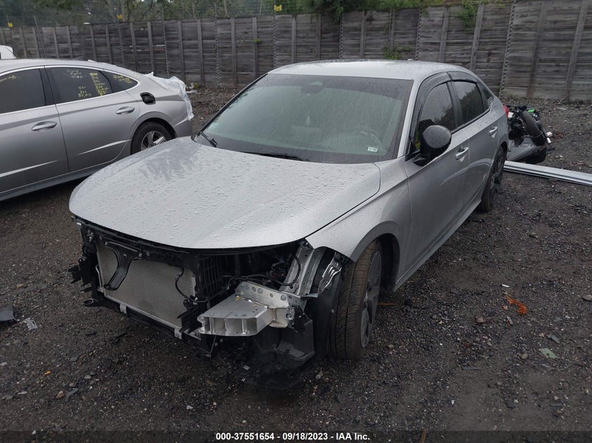 VIN 2HGFE2F54NH584045 2022 HONDA CIVIC SEDAN SPORT