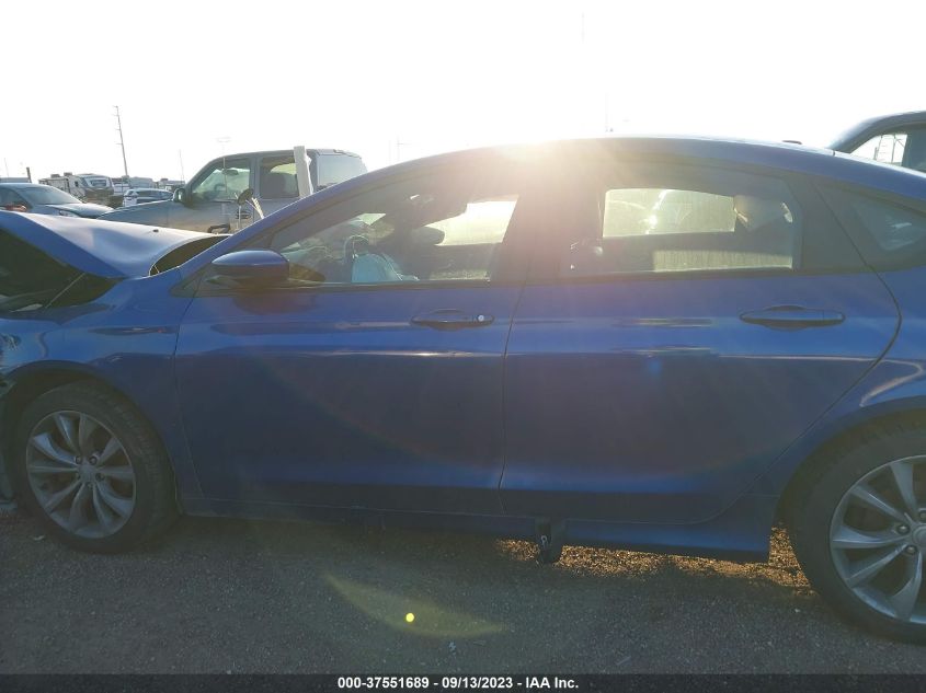 2016 CHRYSLER 200 S - 1C3CCCBB0GN115462