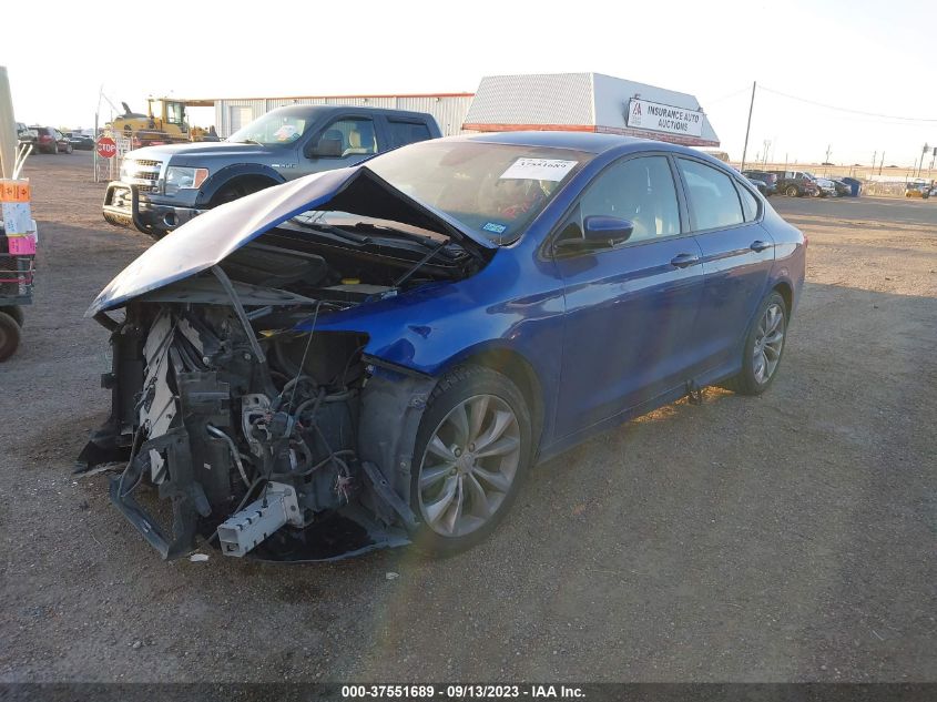 2016 CHRYSLER 200 S - 1C3CCCBB0GN115462