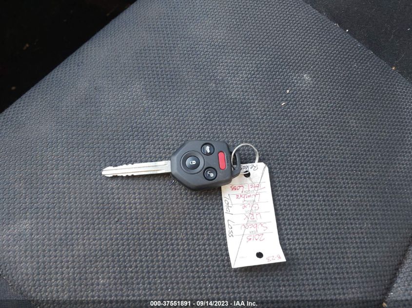 2015 SUBARU WRX - JF1VA1A61F9815250