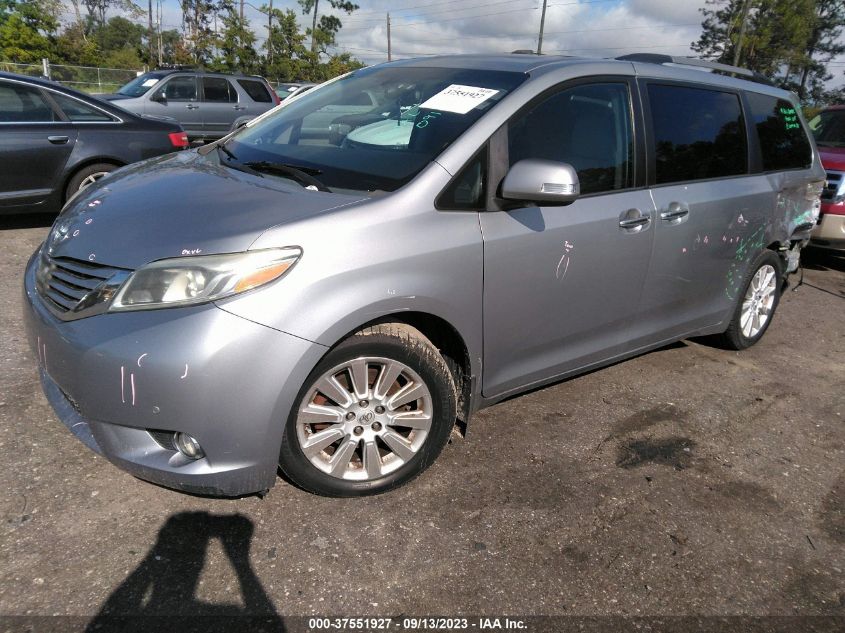 2015 TOYOTA SIENNA XLE/LIMITED - 5TDYK3DC0FS552283