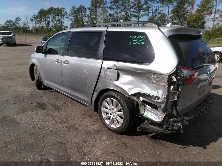 2015 TOYOTA SIENNA XLE/LIMITED - 5TDYK3DC0FS552283