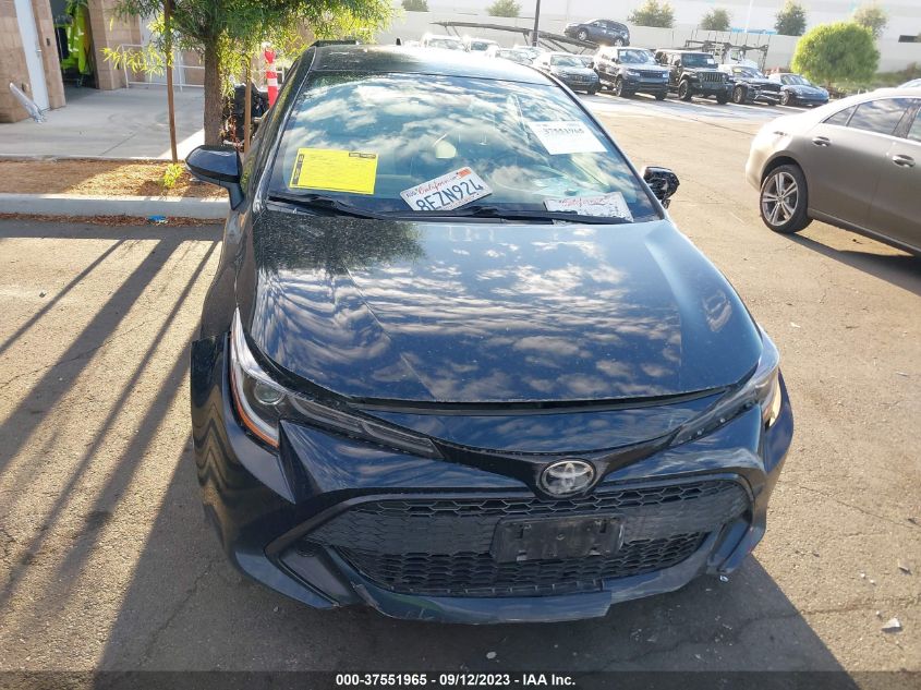 2019 TOYOTA COROLLA HATCHBACK SE/XSE JTNK4RBE9K3006385