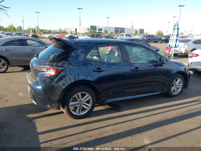 2019 TOYOTA COROLLA HATCHBACK SE/XSE JTNK4RBE9K3006385