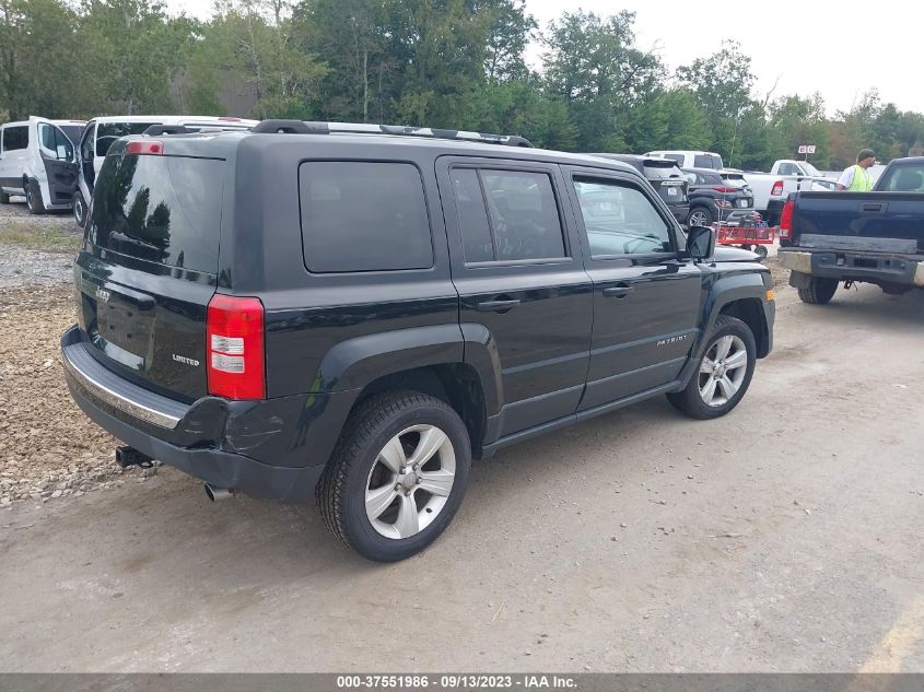 2013 JEEP PATRIOT LIMITED - 1C4NJRCB9DD249741