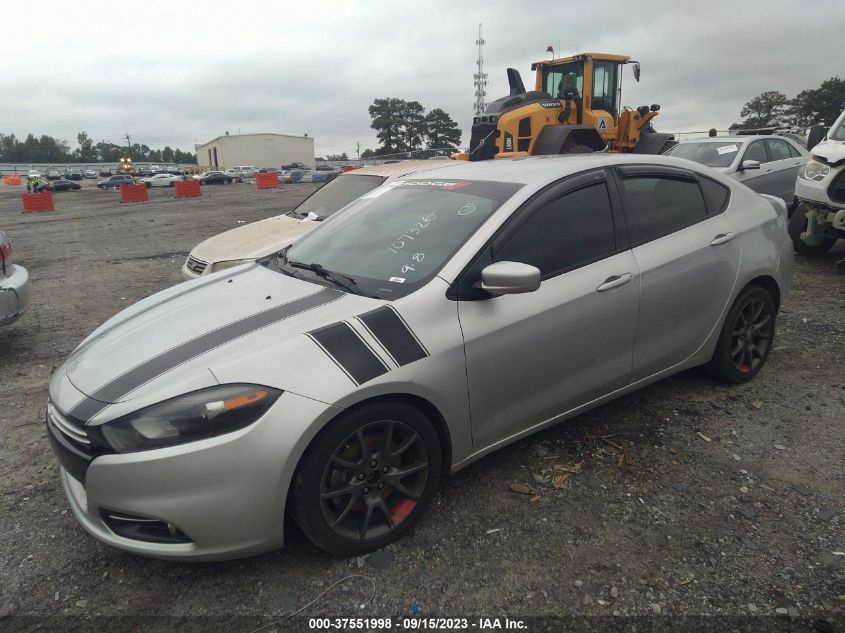2013 DODGE DART RALLYE - 1C3CDFBA8DD107326