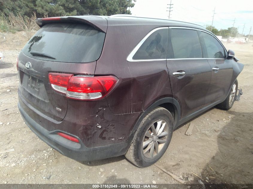 2016 KIA SORENTO LX - 5XYPG4A35GG118740