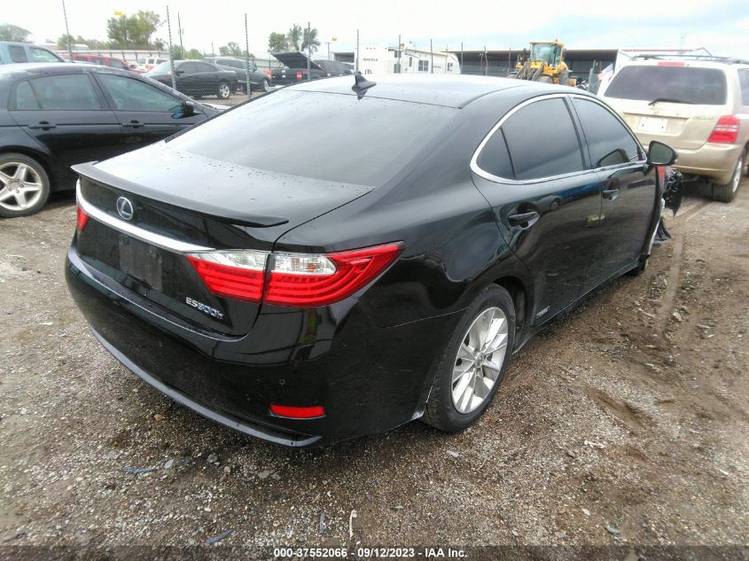 2013 LEXUS ES 300H HYBRID JTHBW1GG9D2009546