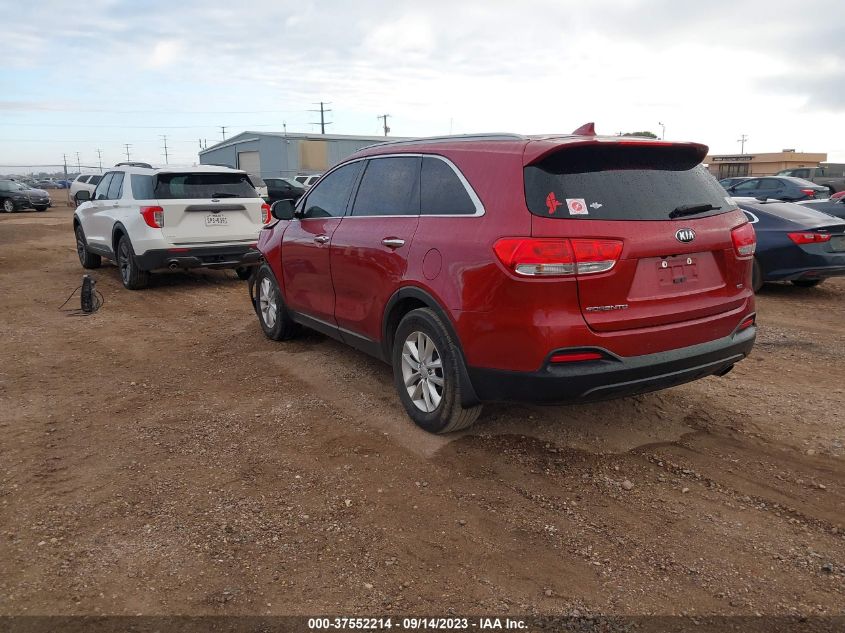 2017 KIA SORENTO LX - 5XYPG4A30HG222621