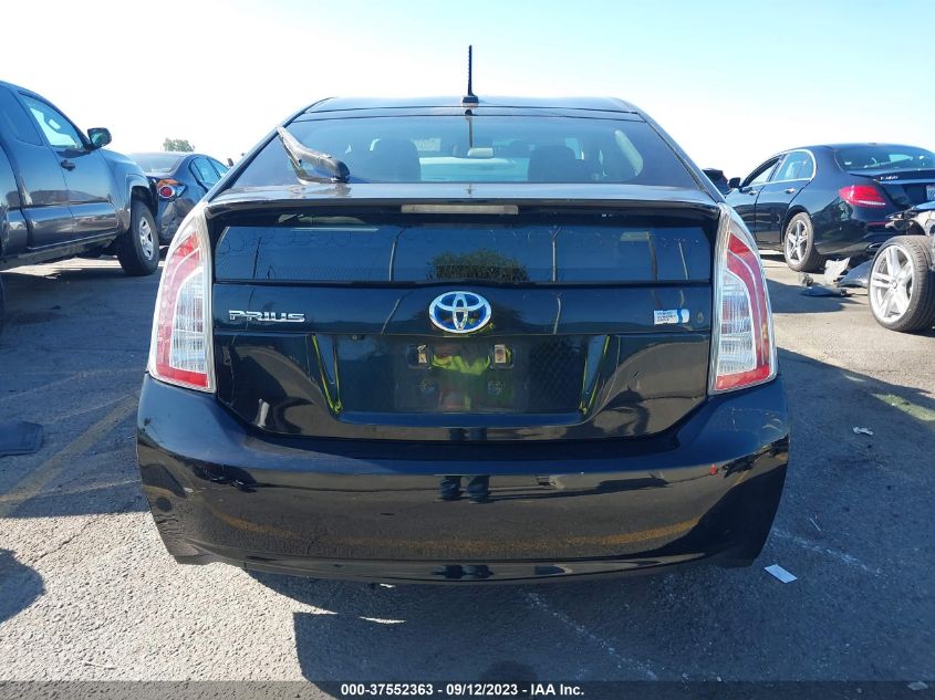2013 TOYOTA PRIUS ONE/TWO/THREE/FOUR/FIVE - JTDKN3DUXD5654800