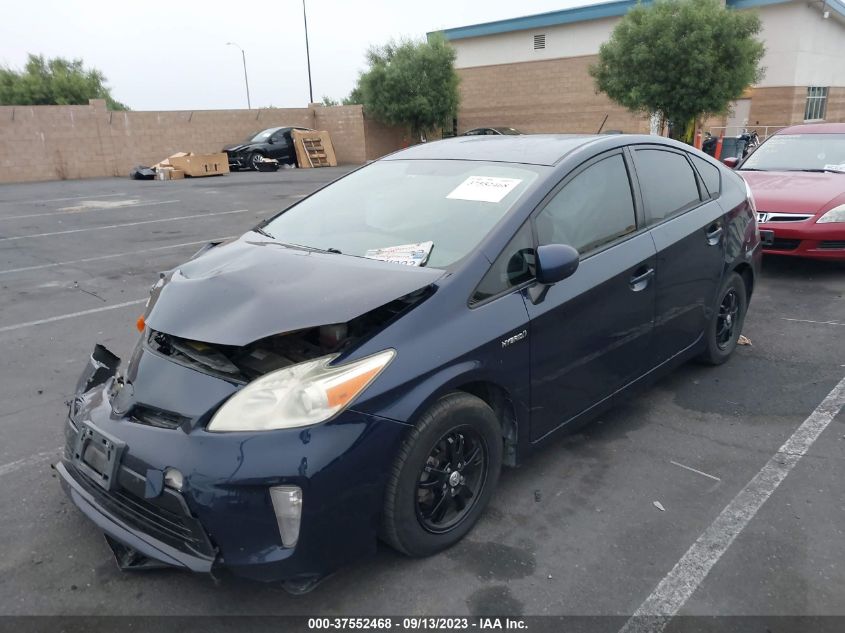 2013 TOYOTA PRIUS FOUR - JTDKN3DU7D0346755