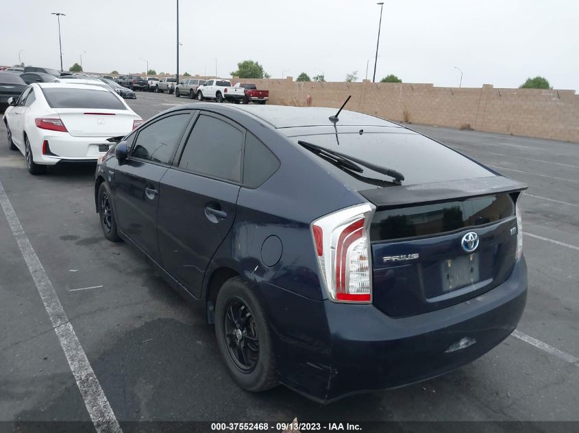 2013 TOYOTA PRIUS FOUR - JTDKN3DU7D0346755
