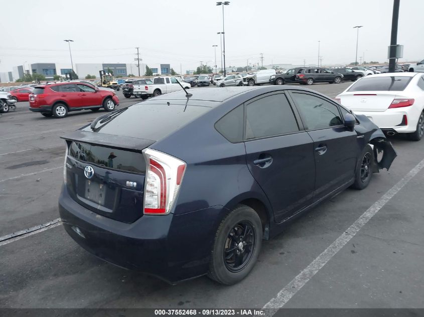 2013 TOYOTA PRIUS FOUR - JTDKN3DU7D0346755