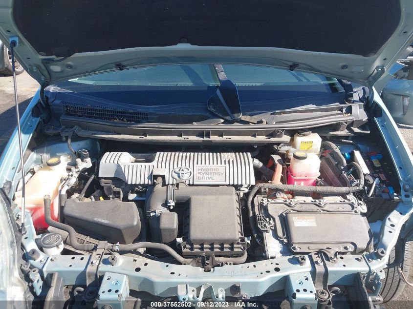 2013 TOYOTA PRIUS ONE/TWO/THREE/FOUR/FIVE - JTDKN3DU5D1622313