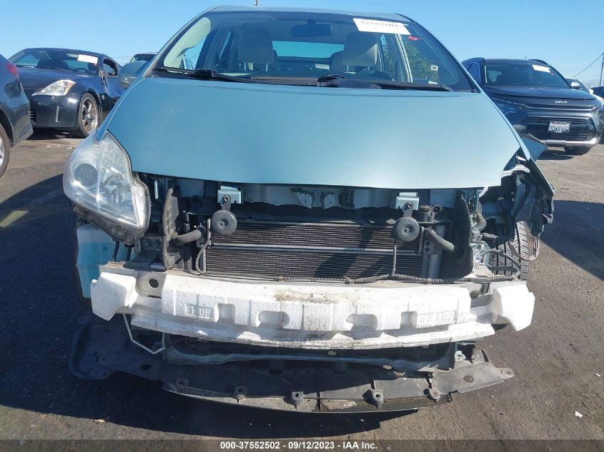2013 TOYOTA PRIUS ONE/TWO/THREE/FOUR/FIVE - JTDKN3DU5D1622313
