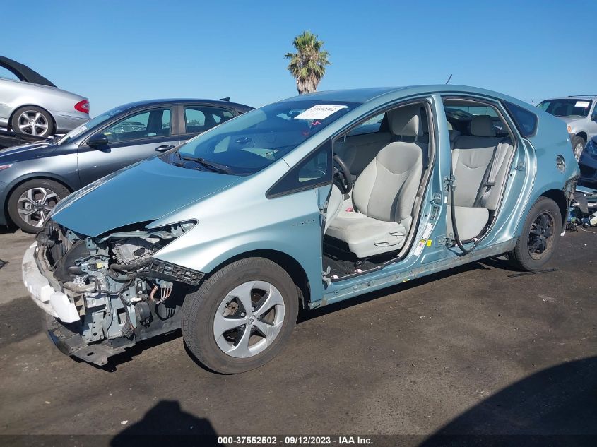 2013 TOYOTA PRIUS ONE/TWO/THREE/FOUR/FIVE - JTDKN3DU5D1622313