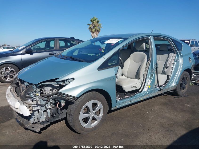 2013 TOYOTA PRIUS ONE/TWO/THREE/FOUR/FIVE - JTDKN3DU5D1622313