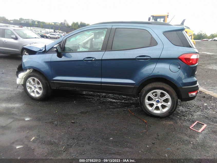 VIN MAJ6S3GLXNC466391 2022 FORD ECOSPORT SE