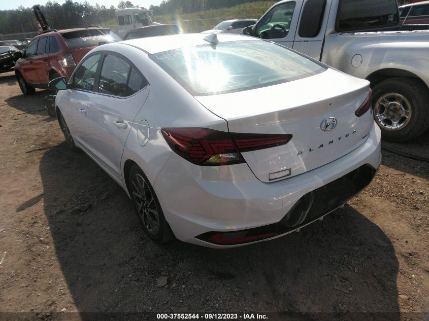 2020 HYUNDAI ELANTRA LIMITED - 5NPD84LF1LH501066