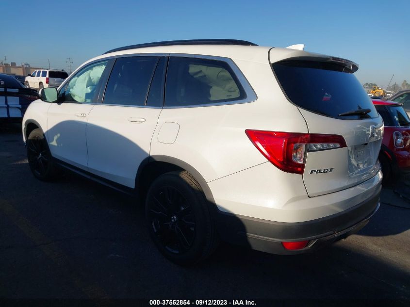 2021 HONDA PILOT SE - 5FNYF5H29MB011932