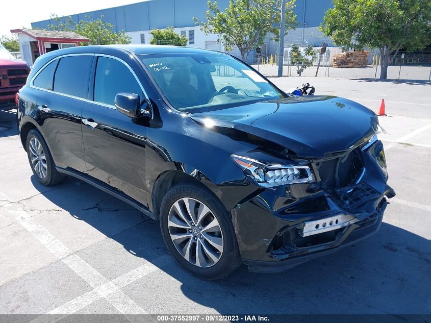 2015 ACURA MDX TECH PKG - 5FRYD4H43FB023321