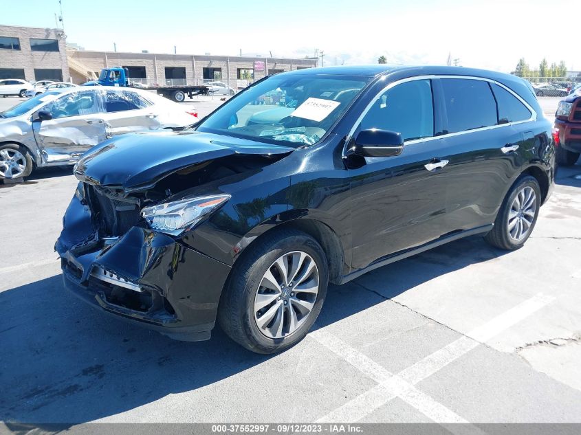2015 ACURA MDX TECH PKG - 5FRYD4H43FB023321