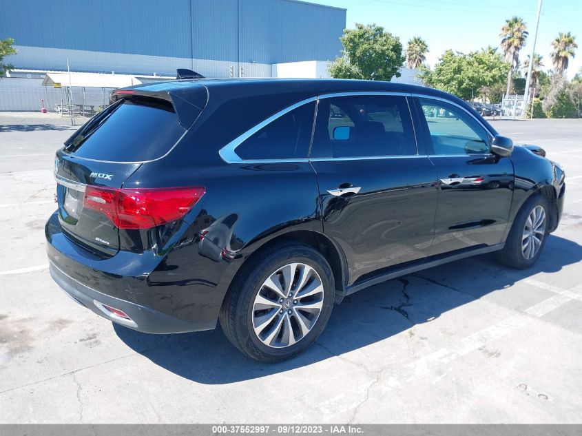 2015 ACURA MDX TECH PKG - 5FRYD4H43FB023321