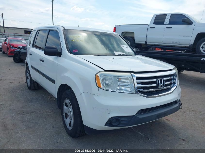 2014 HONDA PILOT LX - 5FNYF4H27EB011567