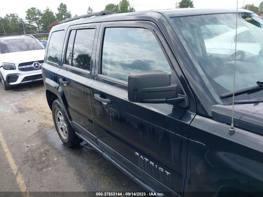 2014 JEEP PATRIOT SPORT - 1C4NJPBA2ED524378