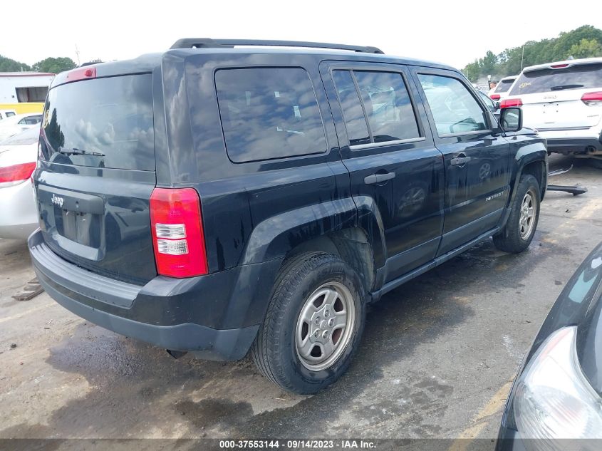 2014 JEEP PATRIOT SPORT - 1C4NJPBA2ED524378