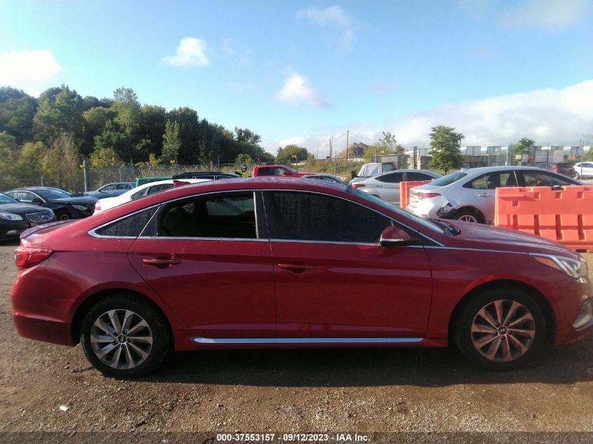 2015 HYUNDAI SONATA 2.4L SPORT - 5NPE34AF6FH161780