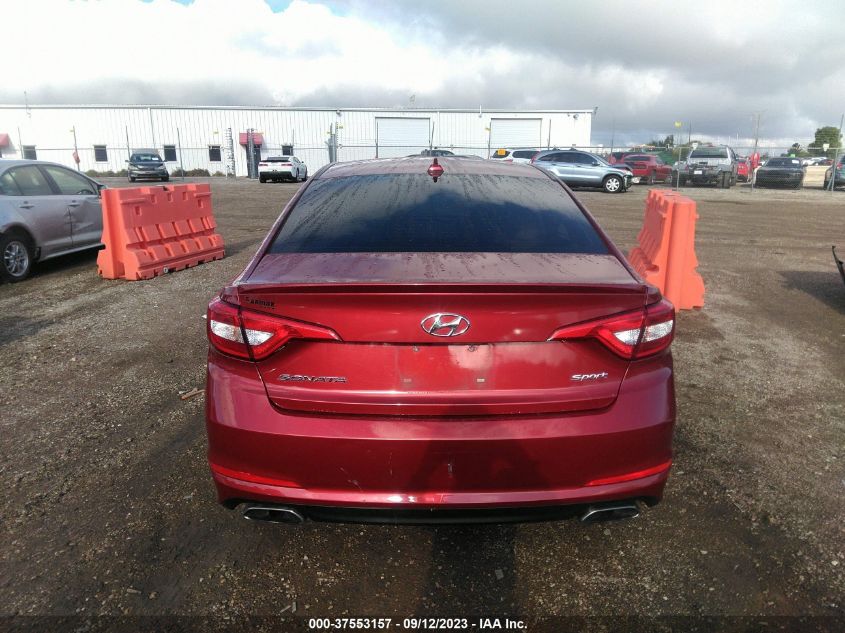 2015 HYUNDAI SONATA 2.4L SPORT - 5NPE34AF6FH161780