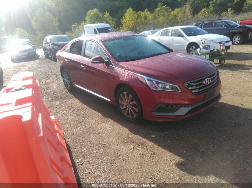 2015 HYUNDAI SONATA 2.4L SPORT - 5NPE34AF6FH161780