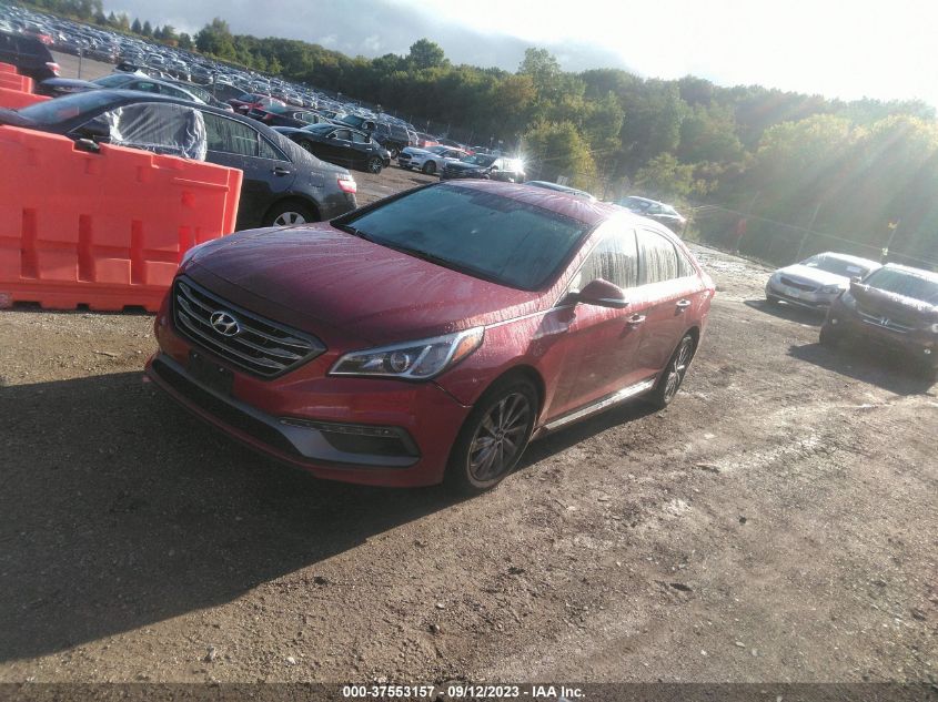 2015 HYUNDAI SONATA 2.4L SPORT - 5NPE34AF6FH161780