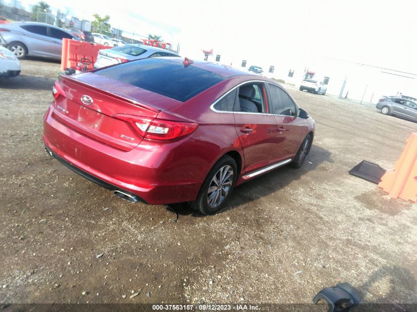 2015 HYUNDAI SONATA 2.4L SPORT - 5NPE34AF6FH161780