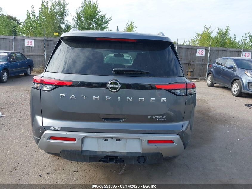 2022 NISSAN PATHFINDER PLATINUM - 5N1DR3DK4NC267762