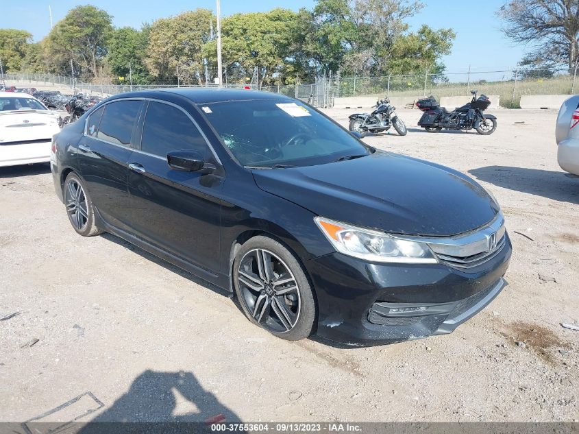 2017 HONDA ACCORD SEDAN SPORT - 1HGCR2F52HA142181
