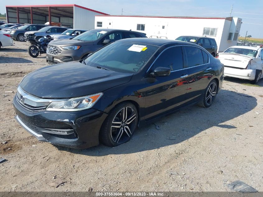 2017 HONDA ACCORD SEDAN SPORT - 1HGCR2F52HA142181