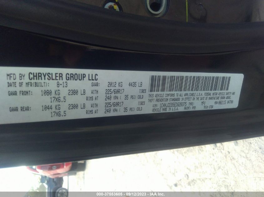 2014 JEEP COMPASS LATITUDE - 1C4NJCEB5ED628375