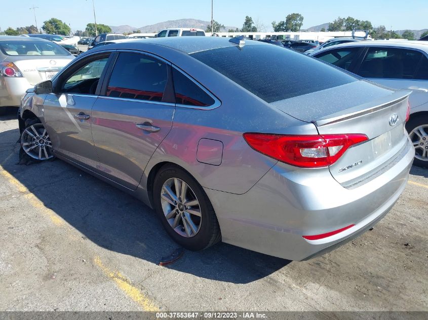 2017 HYUNDAI SONATA SE - 5NPE24AF0HH589382